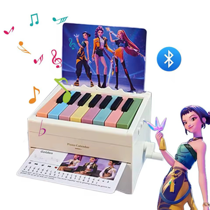 piano calendar k-pop