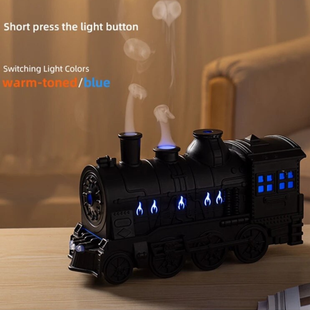 Essential oil diffuser train